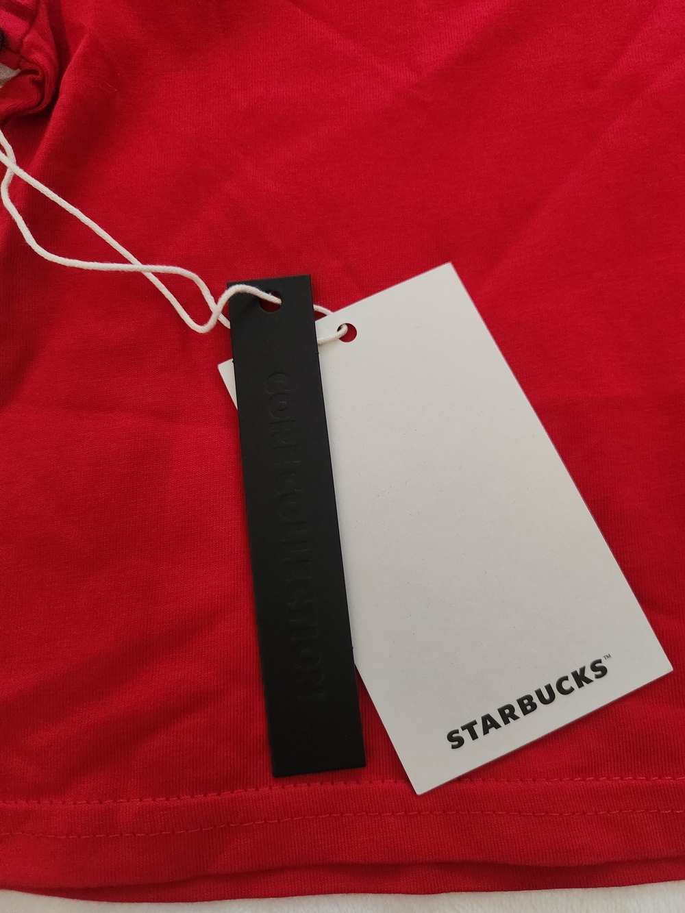 Starbucks Red Tee with Bear Drink Graphic - Picture 3 of 6